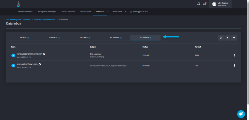Framework for Modernizing Your Development Process: Managing Anticipated Costs, Using the Automated Data Inbox