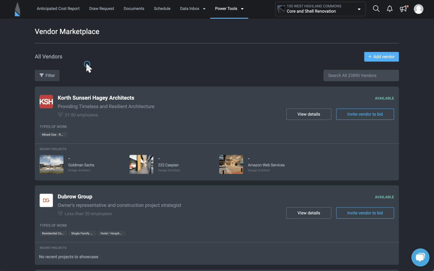 Find qualified vendors with high ROI potential